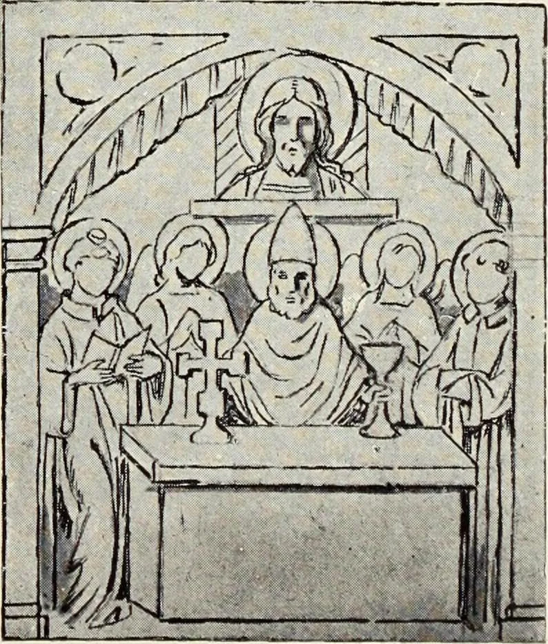 An illustration from Die römische Kapelle Sancta sanctorum und ihr Schatz : meine Entdeckungen und Studien in der Palastkapelle der mittelalterlichen Päpste, 1908, leaf 60
