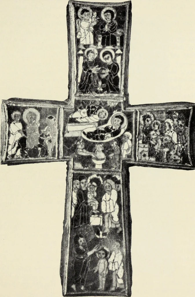 An illustration from Die römische Kapelle Sancta sanctorum und ihr Schatz : meine Entdeckungen und Studien in der Palastkapelle der mittelalterlichen Päpste, 1908, leaf 74