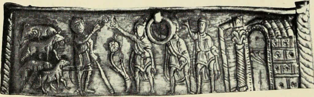 An illustration from Die römische Kapelle Sancta sanctorum und ihr Schatz : meine Entdeckungen und Studien in der Palastkapelle der mittelalterlichen Päpste, 1908, leaf 93