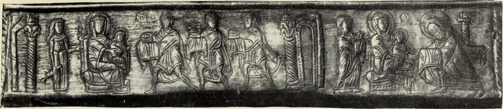 An illustration from Die römische Kapelle Sancta sanctorum und ihr Schatz : meine Entdeckungen und Studien in der Palastkapelle der mittelalterlichen Päpste, 1908, leaf 94