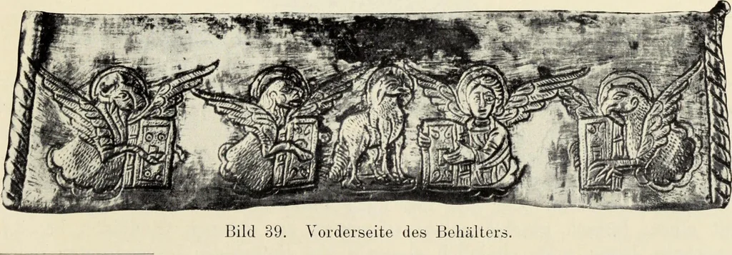 An illustration from Die römische Kapelle Sancta sanctorum und ihr Schatz : meine Entdeckungen und Studien in der Palastkapelle der mittelalterlichen Päpste, 1908, leaf 94