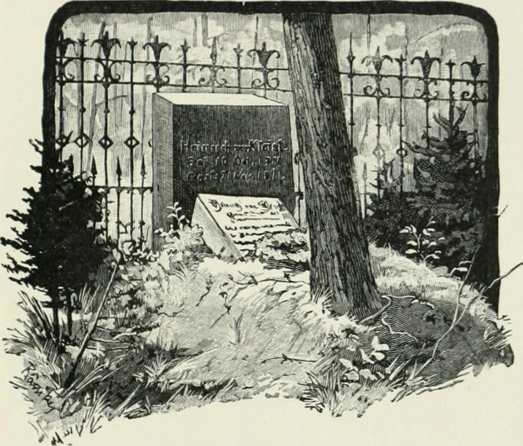 An illustration from Die ruhestätten und denkmäler unserer deutschen dichter, 1904, leaf 106