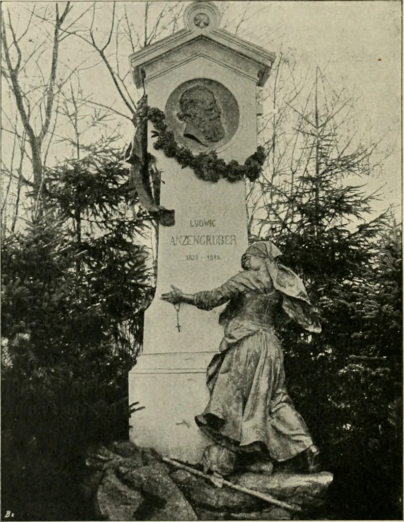 An illustration from Die ruhestätten und denkmäler unserer deutschen dichter, 1904, leaf 19