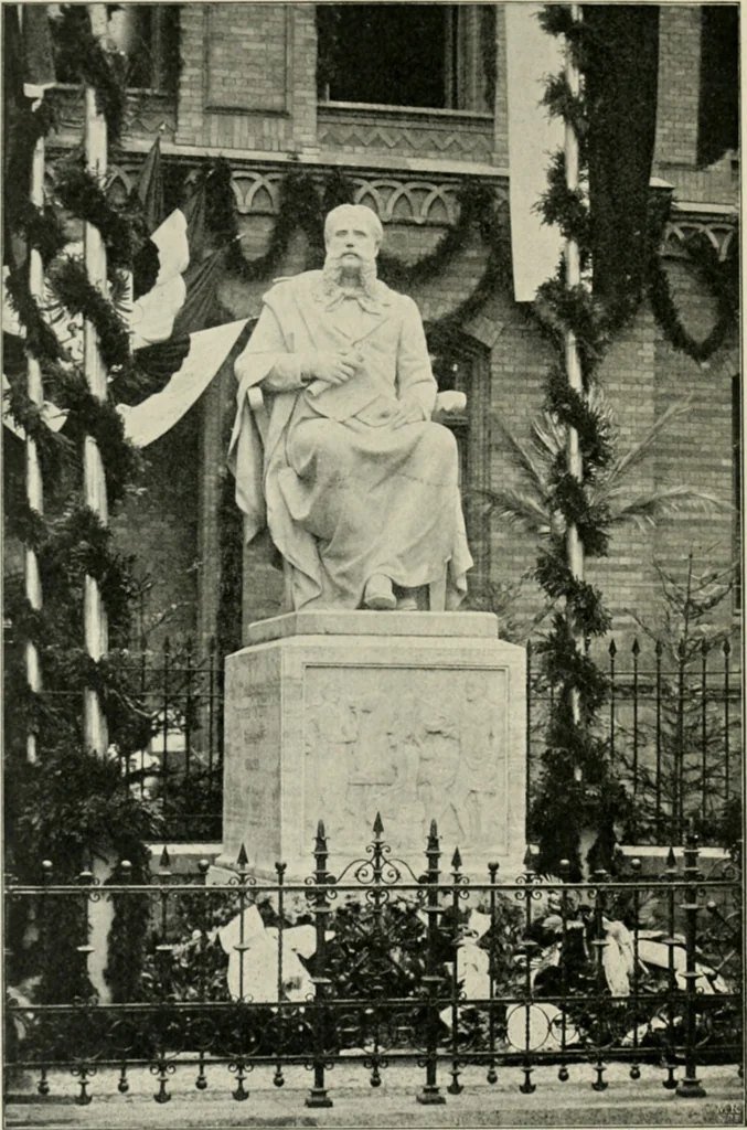 An illustration from Die ruhestätten und denkmäler unserer deutschen dichter, 1904, leaf 203