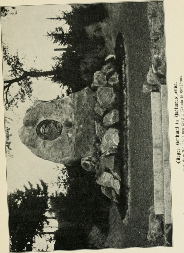 An illustration from Die ruhestätten und denkmäler unserer deutschen dichter, 1904, leaf 222