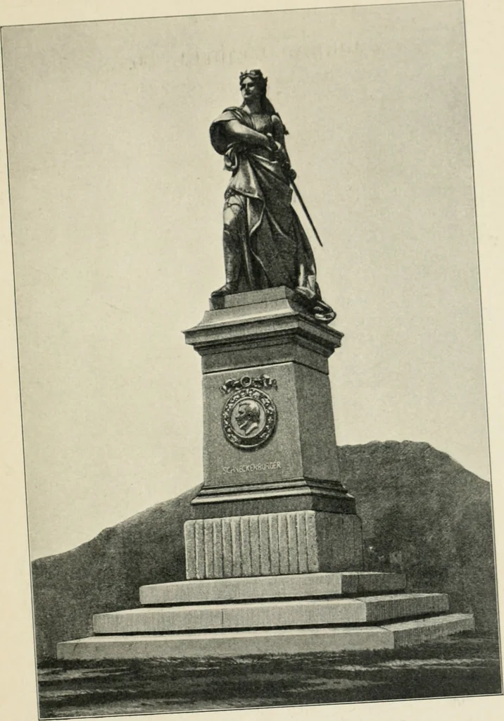 An illustration from Die ruhestätten und denkmäler unserer deutschen dichter, 1904, leaf 230