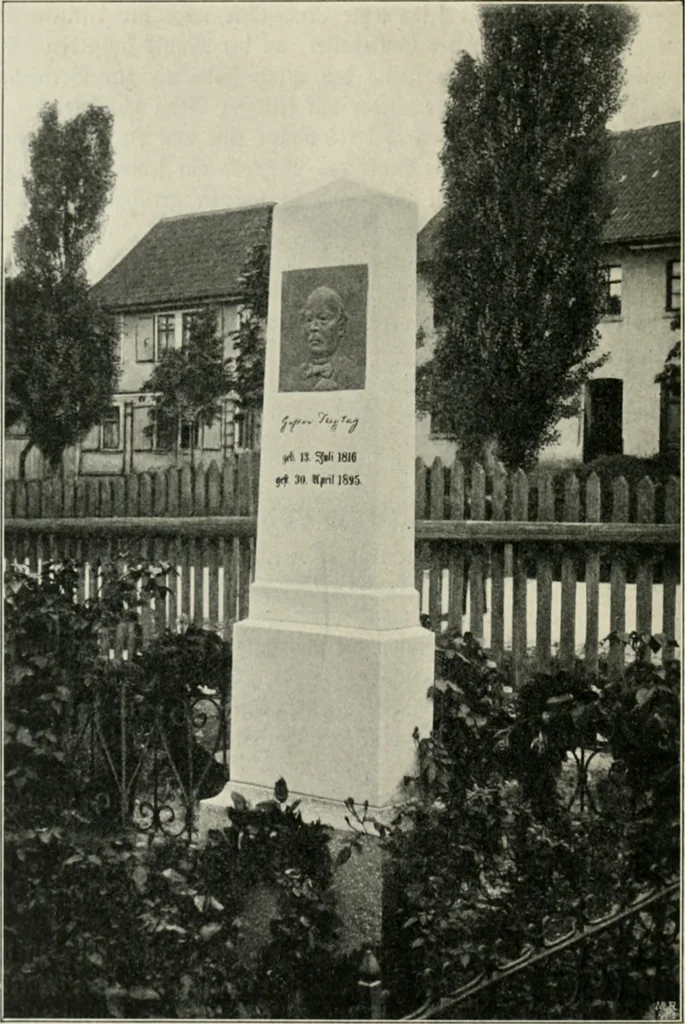 An illustration from Die ruhestätten und denkmäler unserer deutschen dichter, 1904, leaf 43