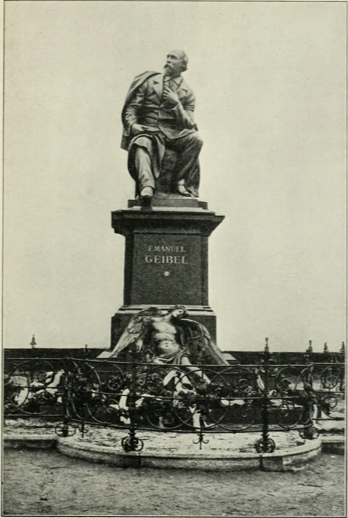 An illustration from Die ruhestätten und denkmäler unserer deutschen dichter, 1904, leaf 46