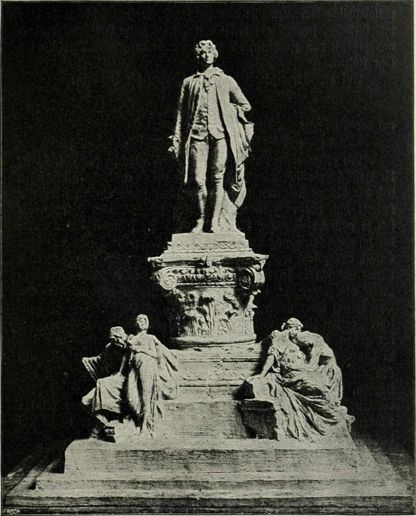 An illustration from Die ruhestätten und denkmäler unserer deutschen dichter, 1904, leaf 66