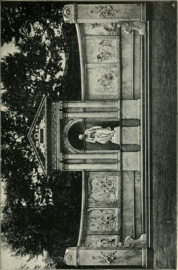An illustration from Die ruhestätten und denkmäler unserer deutschen dichter, 1904, leaf 72