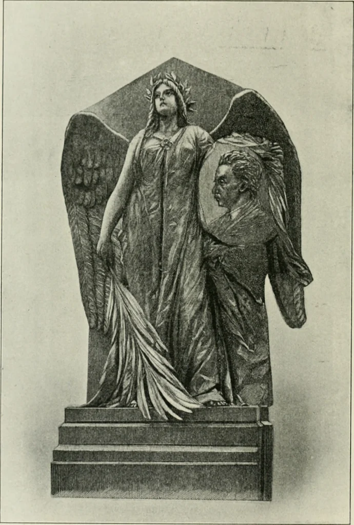 An illustration from Die ruhestätten und denkmäler unserer deutschen dichter, 1904, leaf 93