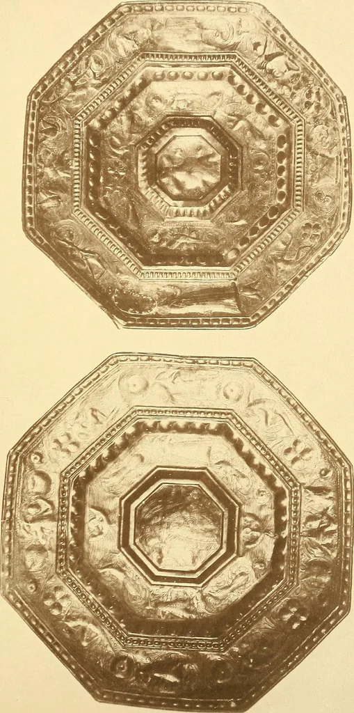 An illustration from Die Sammlungen des Kaukasischen Museums, 1902, leaf 315