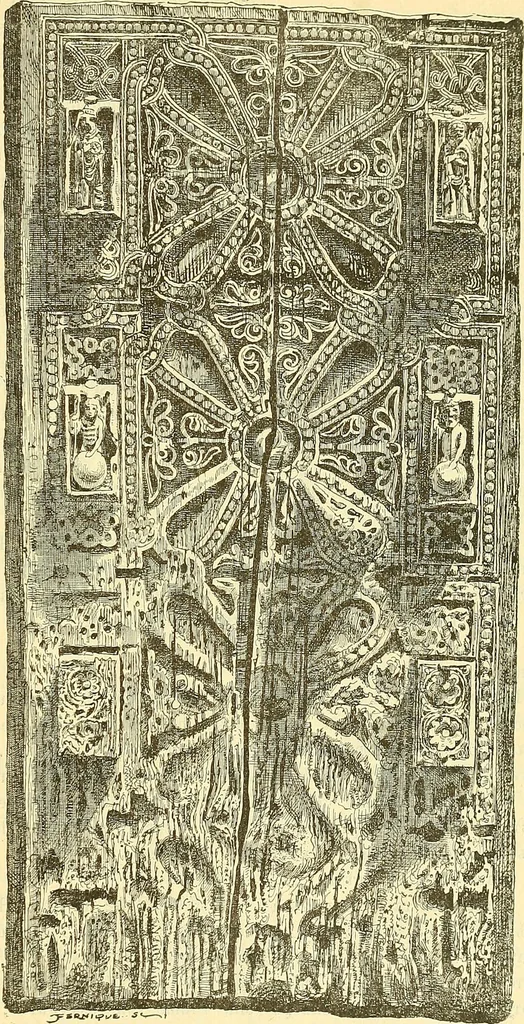 An illustration from Die Sammlungen des Kaukasischen Museums, 1902, leaf 321