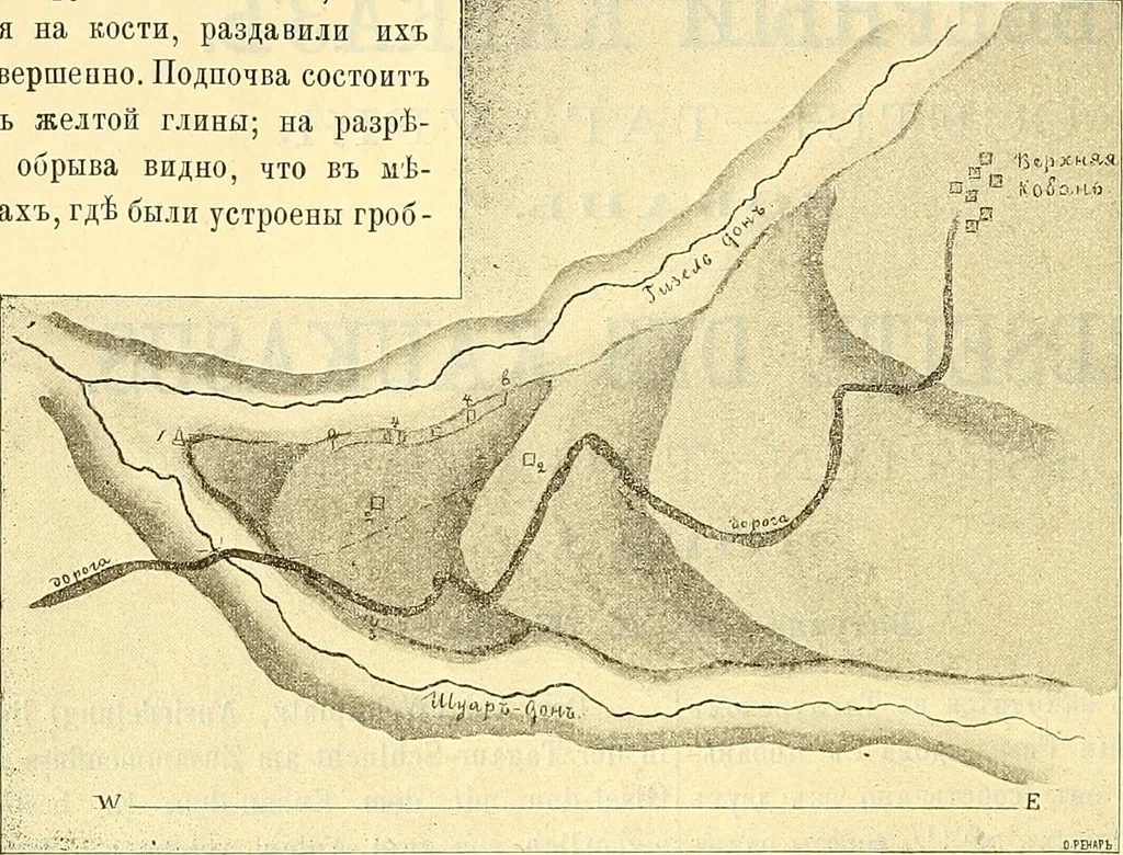 An illustration from Die Sammlungen des Kaukasischen Museums, 1902, leaf 48