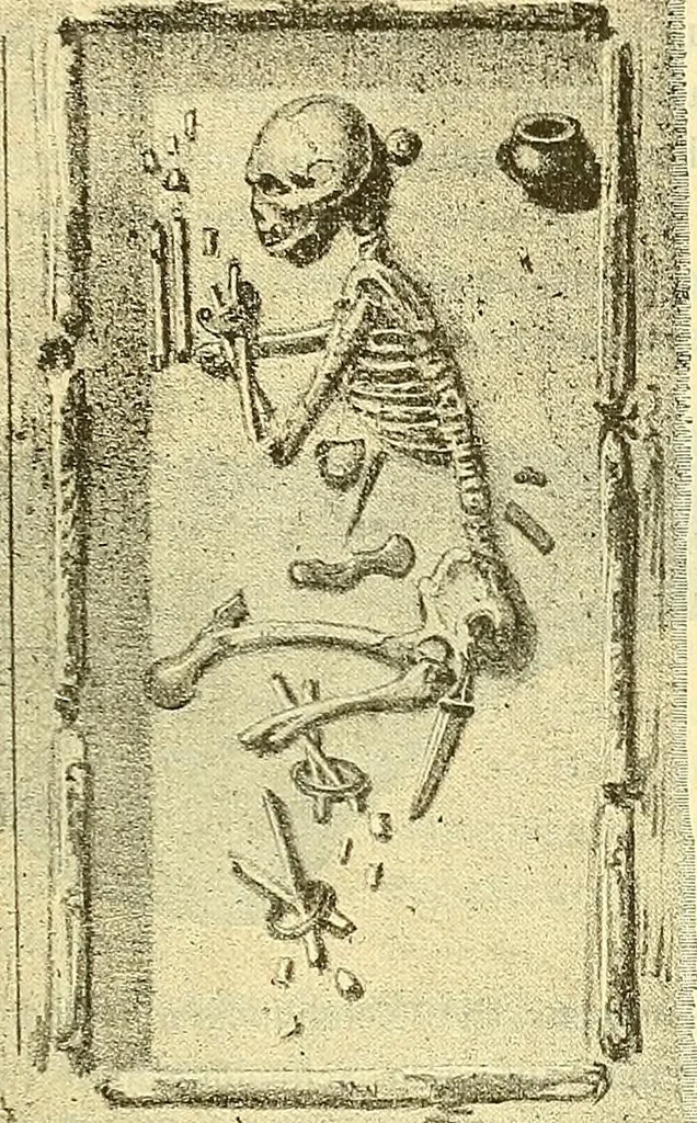 An illustration from Die Sammlungen des Kaukasischen Museums, 1902, leaf 49