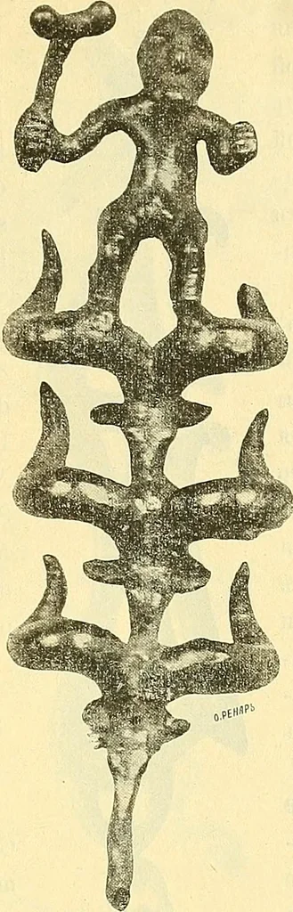 An illustration from Die Sammlungen des Kaukasischen Museums, 1902, leaf 63