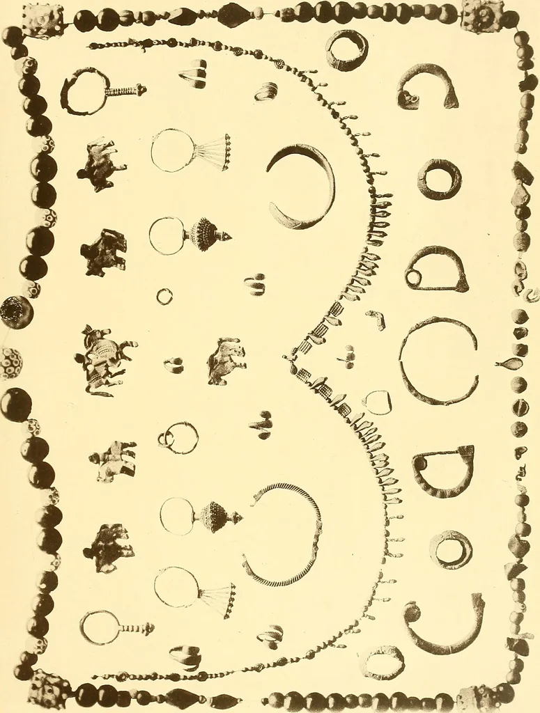 An illustration from Die Sammlungen des Kaukasischen Museums, 1902, leaf 73
