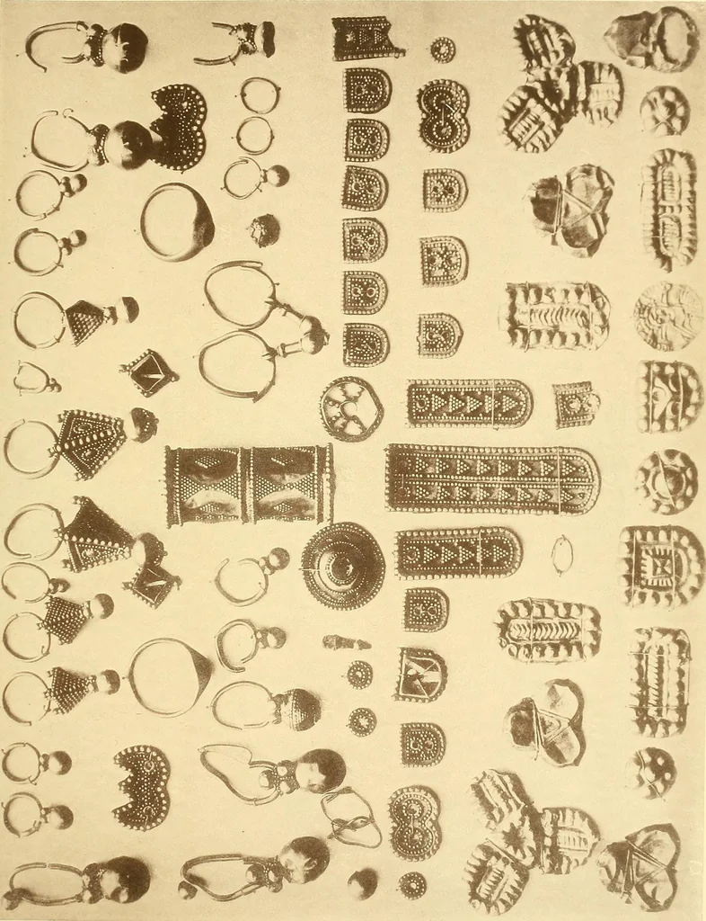 An illustration from Die Sammlungen des Kaukasischen Museums, 1902, leaf 83