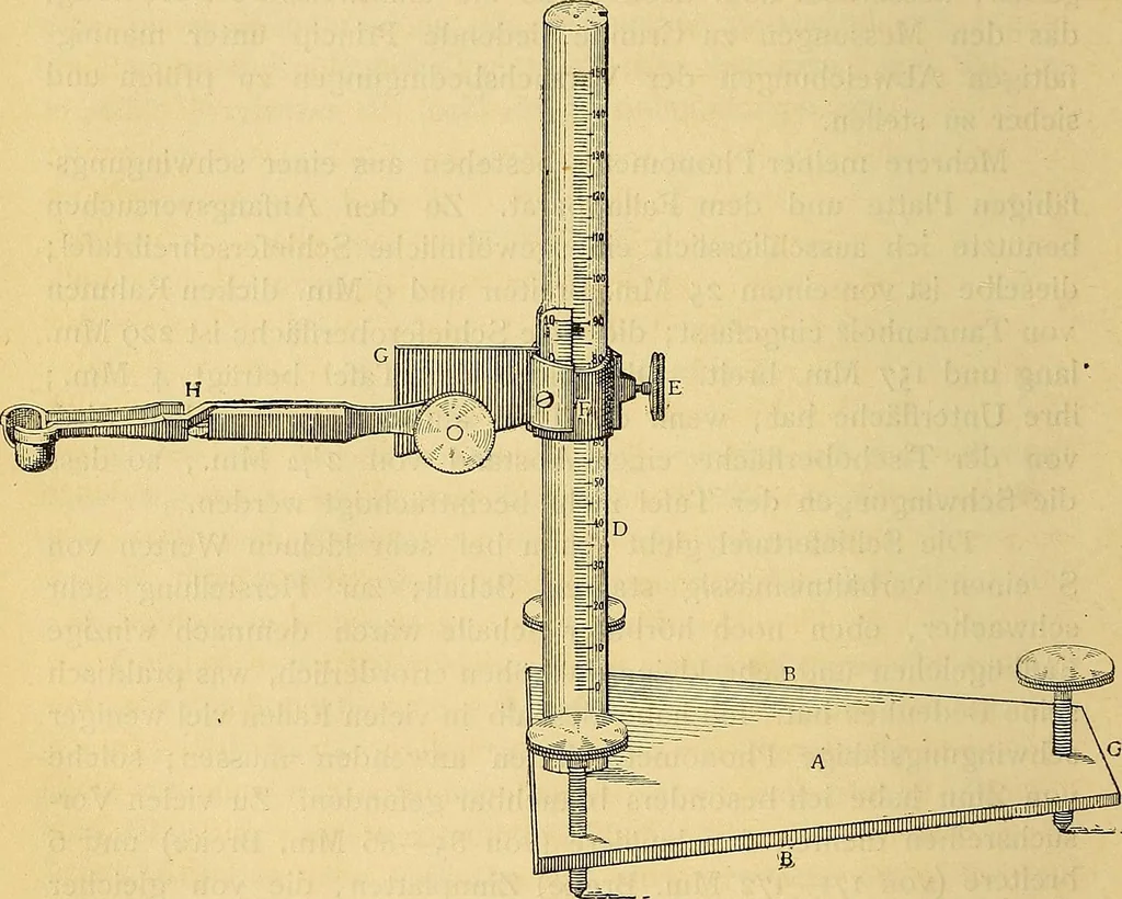 An illustration from Die Schall- und Tonstaerke und das Schalleitungsvermoegen der koerper, physikalische und physiologische Untersuchungen, 1885, leaf 64
