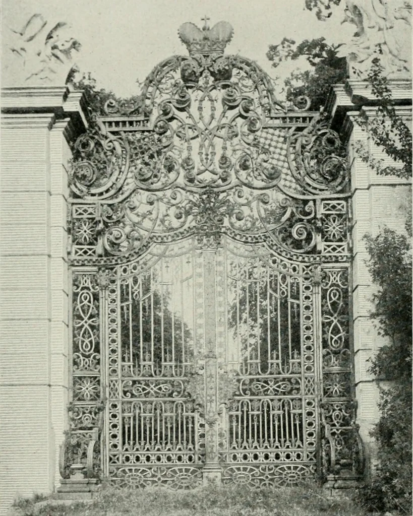 An illustration from Die schmiedekunst bis zum ausgang des 18. jahrhunderts, 1922, leaf 109