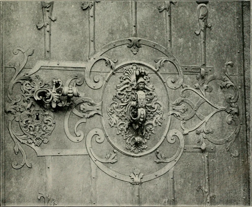An illustration from Die schmiedekunst bis zum ausgang des 18. jahrhunderts, 1922, leaf 112