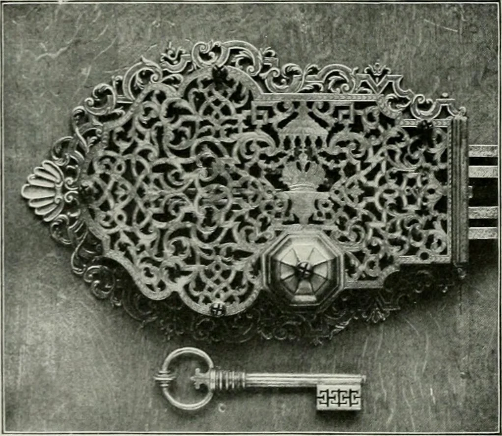 An illustration from Die schmiedekunst bis zum ausgang des 18. jahrhunderts, 1922, leaf 113