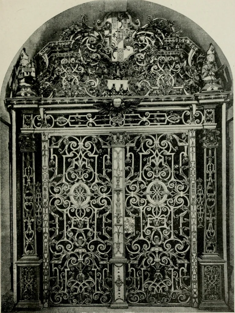 An illustration from Die schmiedekunst bis zum ausgang des 18. jahrhunderts, 1922, leaf 114