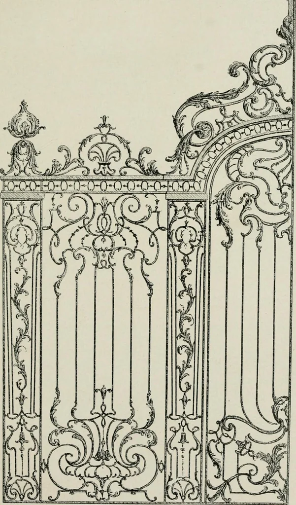 An illustration from Die schmiedekunst bis zum ausgang des 18. jahrhunderts, 1922, leaf 118