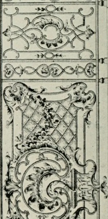 An illustration from Die schmiedekunst bis zum ausgang des 18. jahrhunderts, 1922, leaf 125