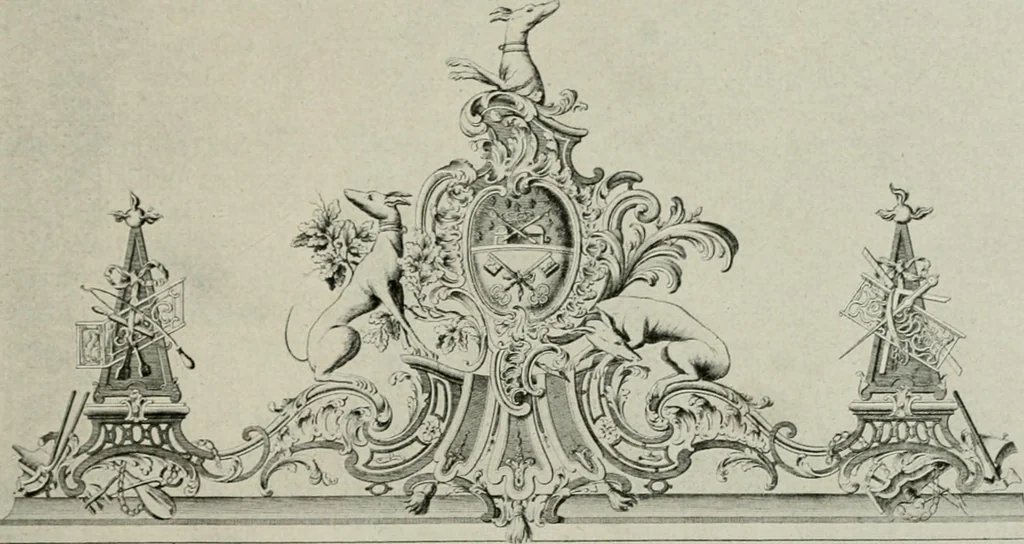 An illustration from Die schmiedekunst bis zum ausgang des 18. jahrhunderts, 1922, leaf 128