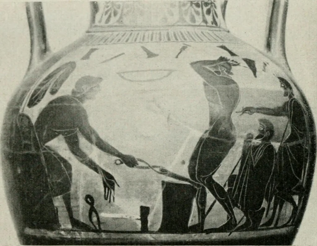 An illustration from Die schmiedekunst bis zum ausgang des 18. jahrhunderts, 1922, leaf 13