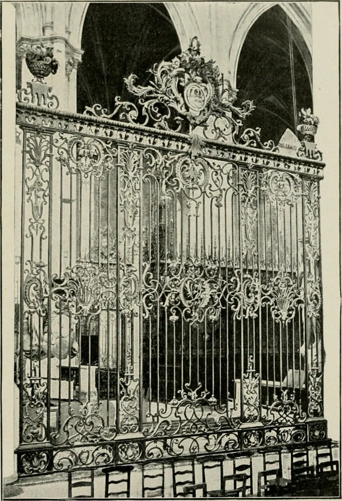 An illustration from Die schmiedekunst bis zum ausgang des 18. jahrhunderts, 1922, leaf 130
