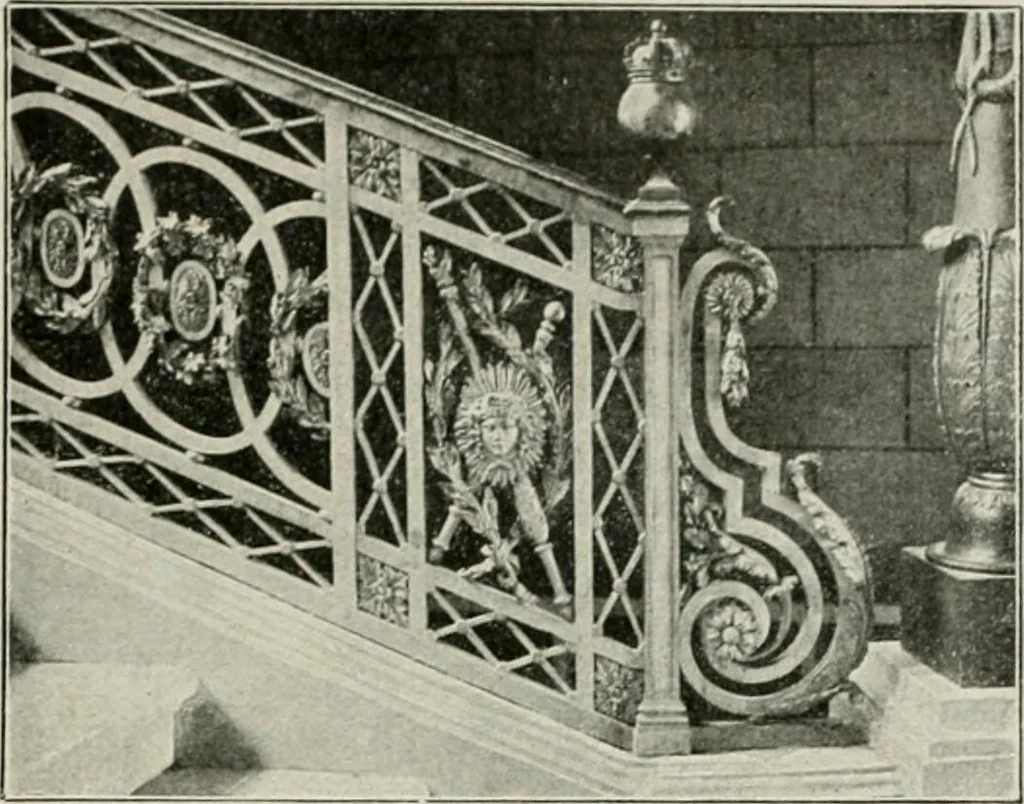 An illustration from Die schmiedekunst bis zum ausgang des 18. jahrhunderts, 1922, leaf 136