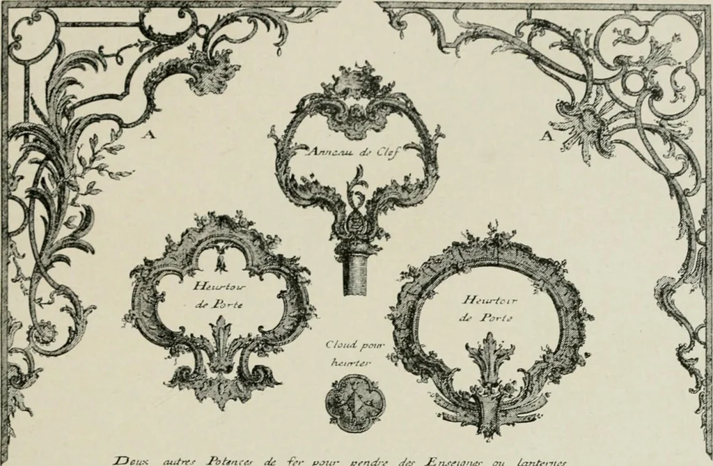An illustration from Die schmiedekunst bis zum ausgang des 18. jahrhunderts, 1922, leaf 142