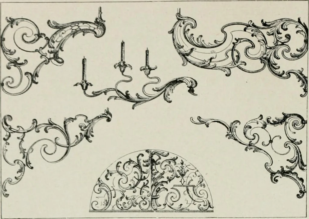An illustration from Die schmiedekunst bis zum ausgang des 18. jahrhunderts, 1922, leaf 145