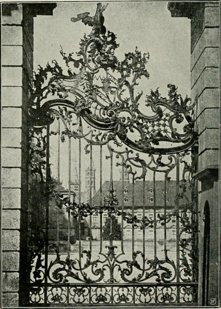 An illustration from Die schmiedekunst bis zum ausgang des 18. jahrhunderts, 1922, leaf 149