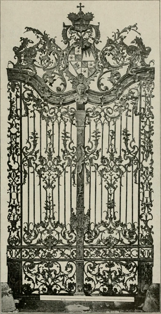 An illustration from Die schmiedekunst bis zum ausgang des 18. jahrhunderts, 1922, leaf 150