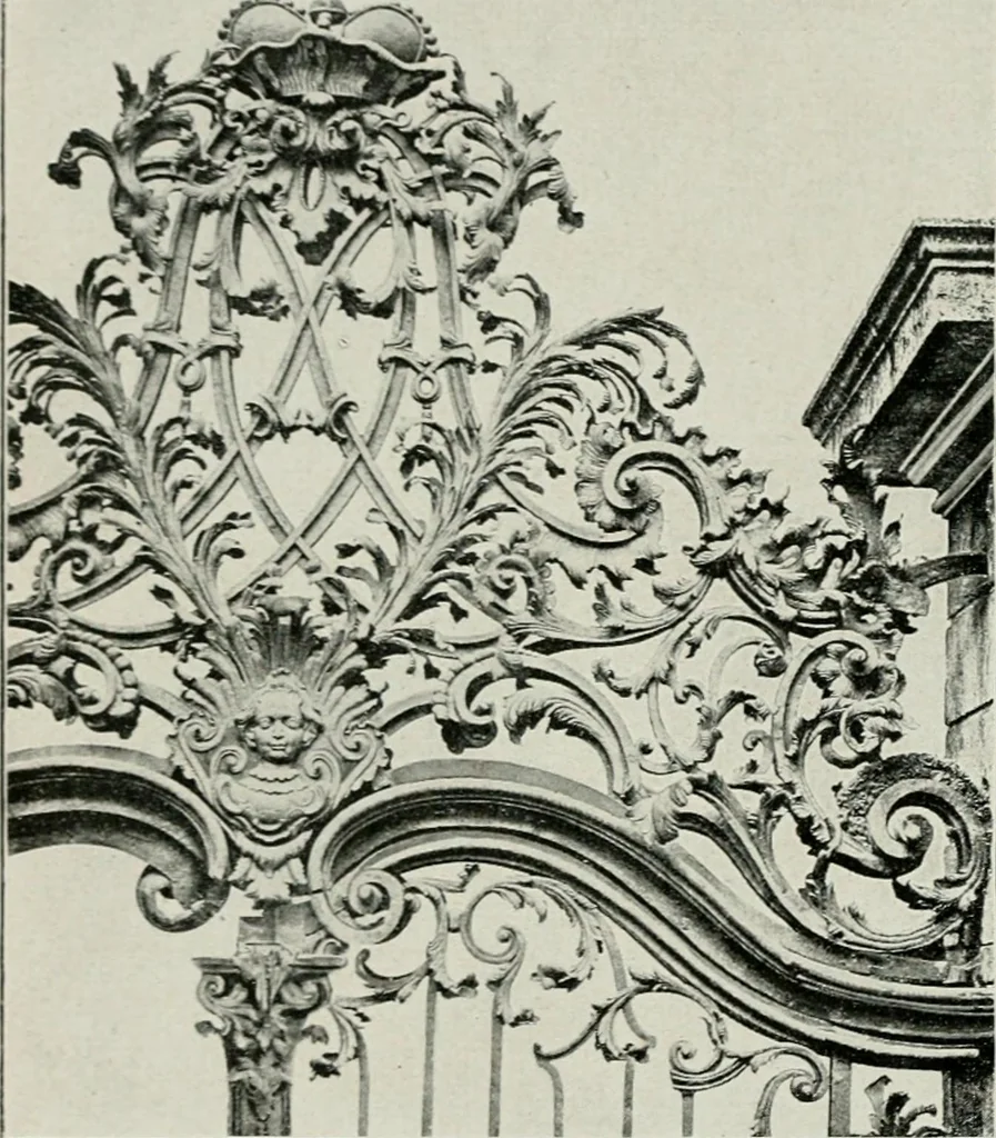 An illustration from Die schmiedekunst bis zum ausgang des 18. jahrhunderts, 1922, leaf 151