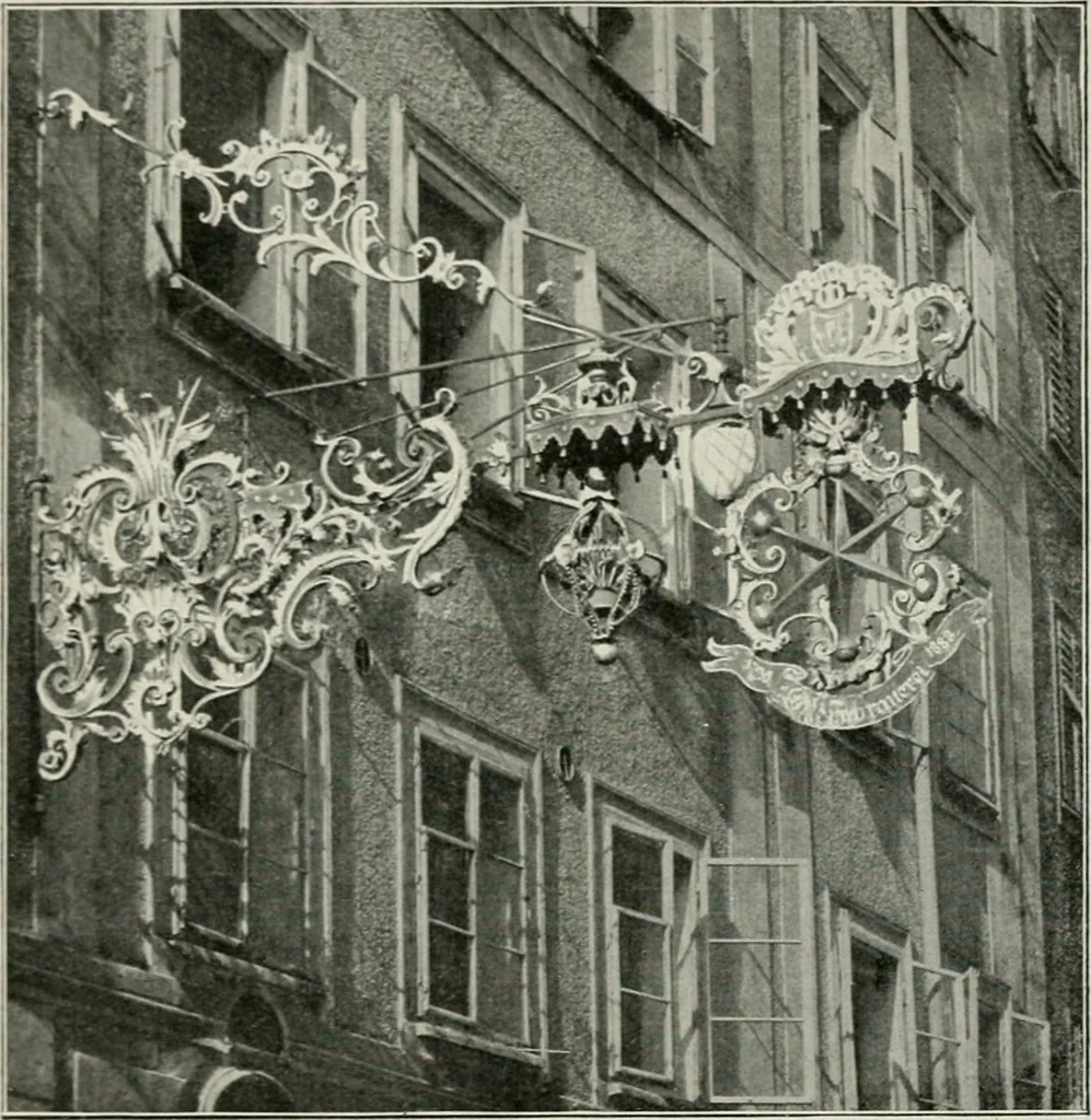 An illustration from Die schmiedekunst bis zum ausgang des 18. jahrhunderts, 1922, leaf 153