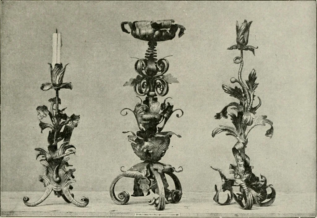An illustration from Die schmiedekunst bis zum ausgang des 18. jahrhunderts, 1922, leaf 154