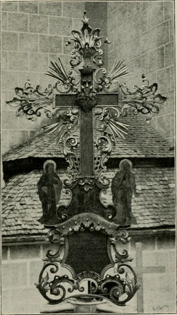 An illustration from Die schmiedekunst bis zum ausgang des 18. jahrhunderts, 1922, leaf 158