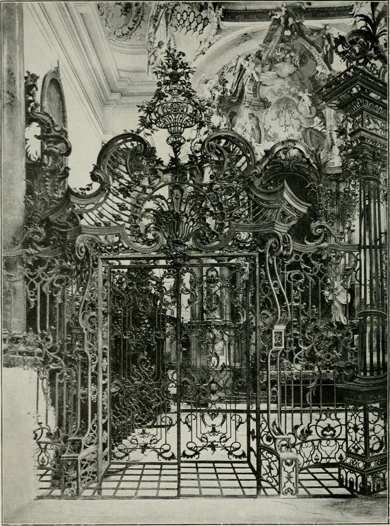 An illustration from Die schmiedekunst bis zum ausgang des 18. jahrhunderts, 1922, leaf 163