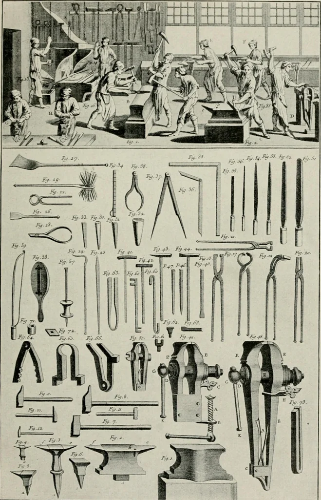 An illustration from Die schmiedekunst bis zum ausgang des 18. jahrhunderts, 1922, leaf 20