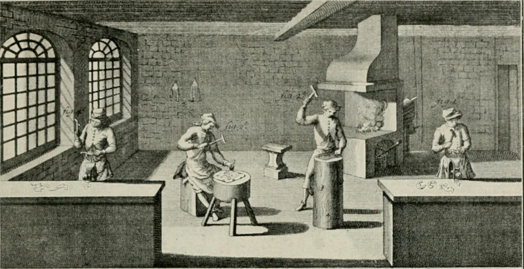 An illustration from Die schmiedekunst bis zum ausgang des 18. jahrhunderts, 1922, leaf 24