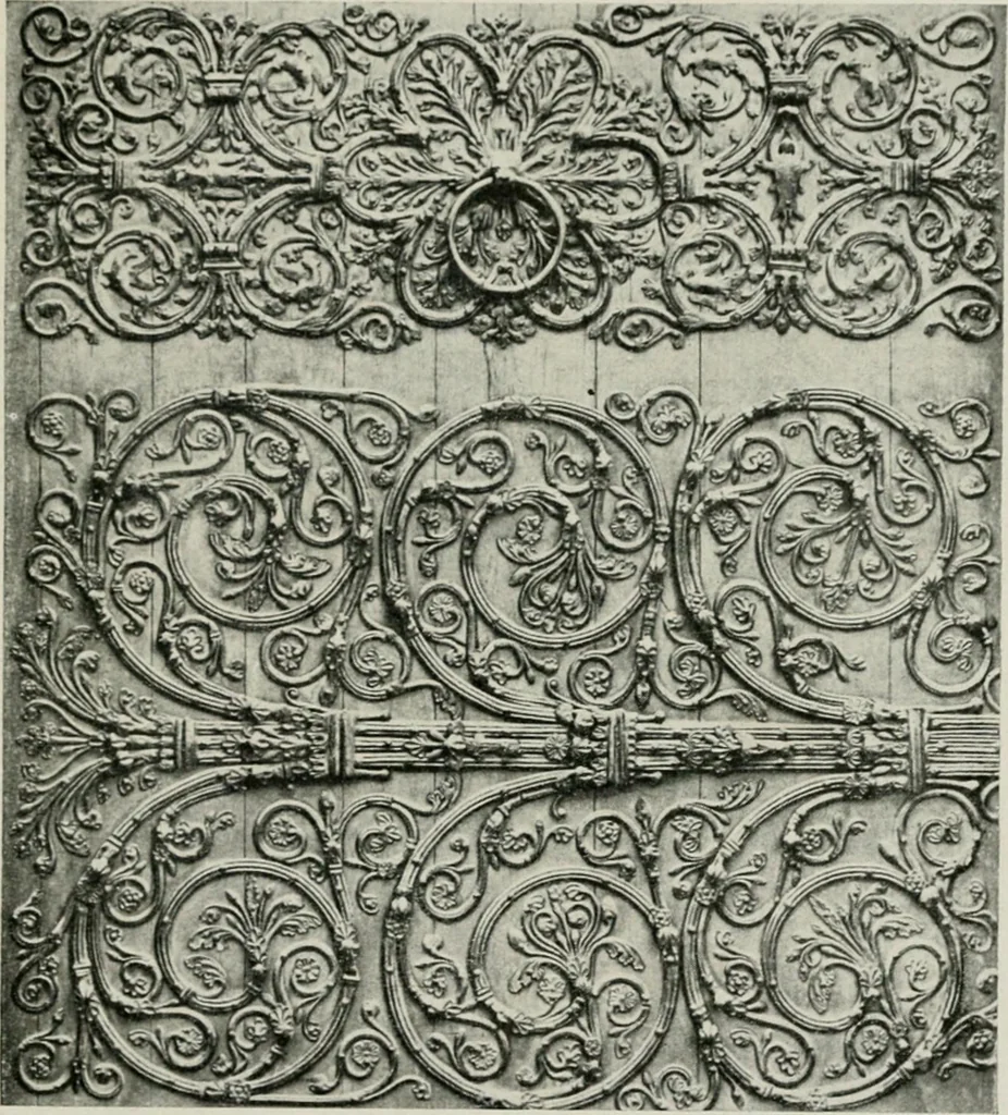 An illustration from Die schmiedekunst bis zum ausgang des 18. jahrhunderts, 1922, leaf 28