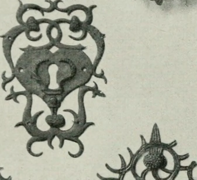 An illustration from Die schmiedekunst bis zum ausgang des 18. jahrhunderts, 1922, leaf 29