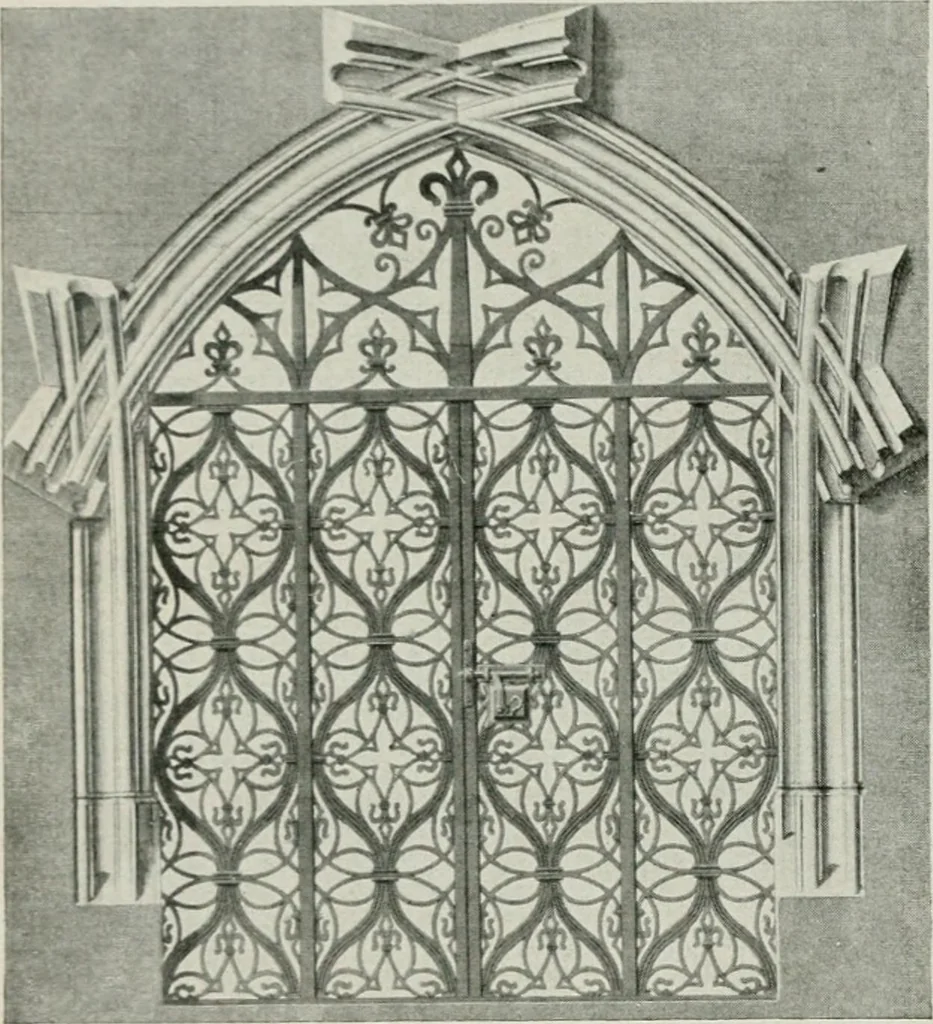 An illustration from Die schmiedekunst bis zum ausgang des 18. jahrhunderts, 1922, leaf 33