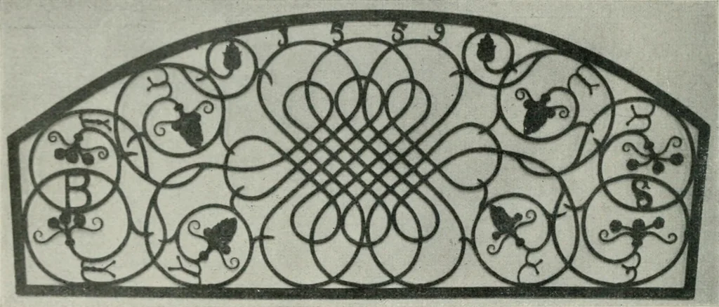 An illustration from Die schmiedekunst bis zum ausgang des 18. jahrhunderts, 1922, leaf 41