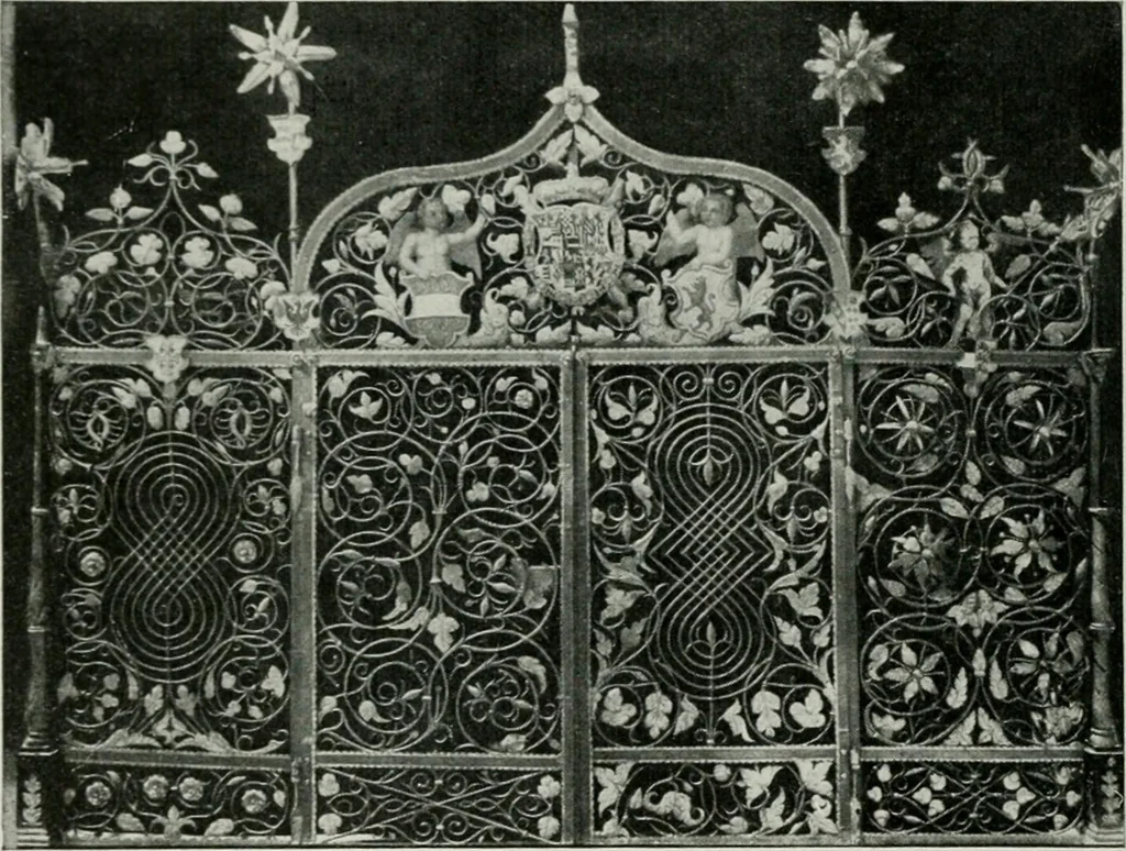 An illustration from Die schmiedekunst bis zum ausgang des 18. jahrhunderts, 1922, leaf 43