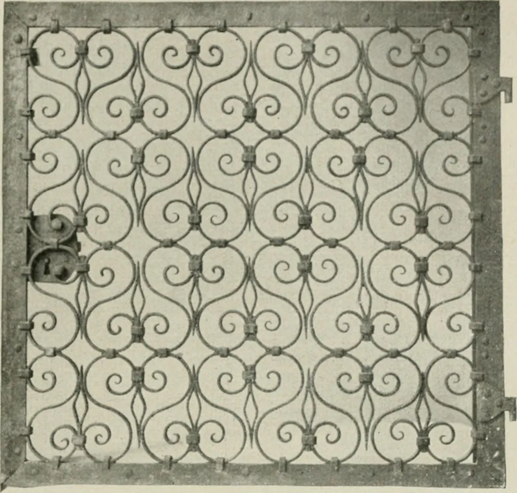 An illustration from Die schmiedekunst bis zum ausgang des 18. jahrhunderts, 1922, leaf 52